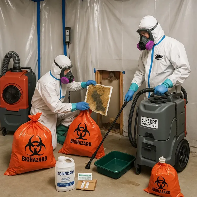 Contaminated Water Handling Protocols process in Clay, KY